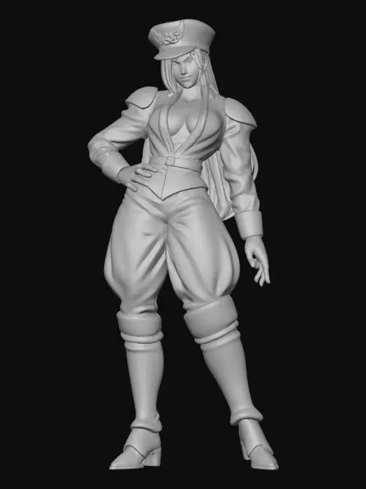 3D model for Commander in Red