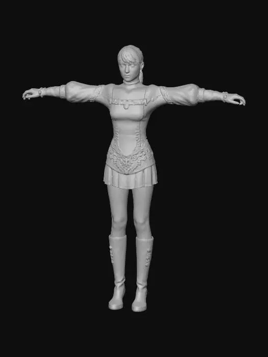 3D model for Digital Character Model