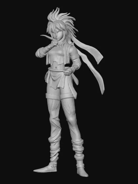 3D model for Warrior of the Sunset City