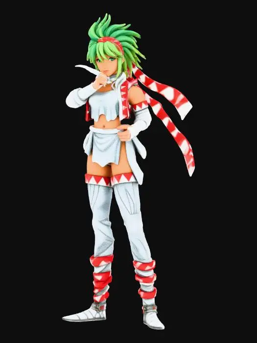 3D model for Warrior of the Sunset City