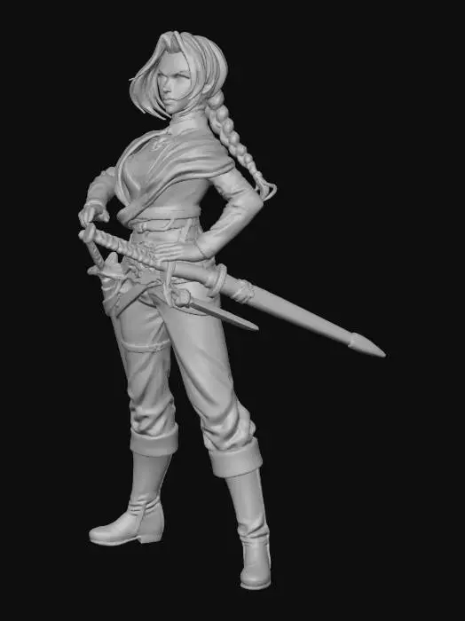 3D model for Warrior's Solitude