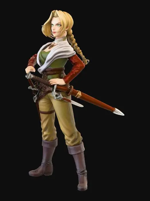 3D model for Warrior's Solitude