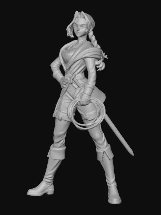 3D model for Adventurous Heroine