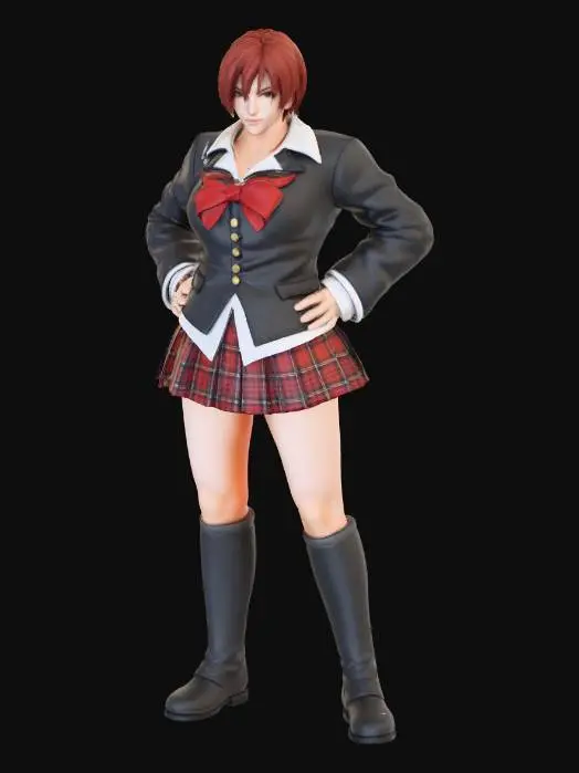3D model for Character in Uniform