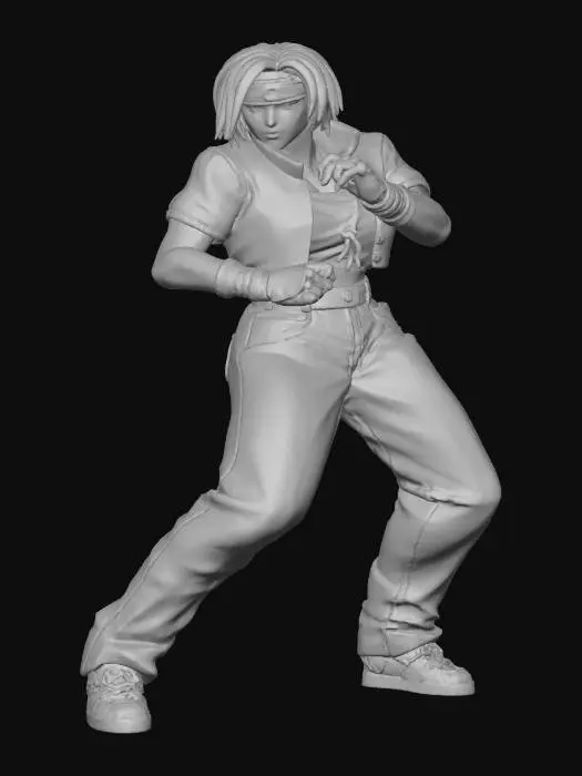 3D model for Martial Arts Stance in the Clouds