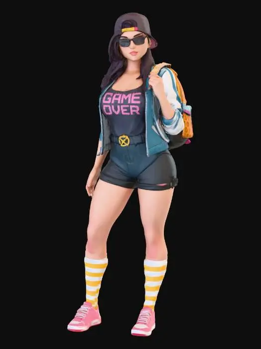 3D model for Gamer Style in the Bathroom