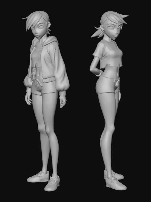 3D model for Twins in the Living Room