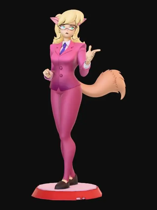 3D model for Business Cat Lady