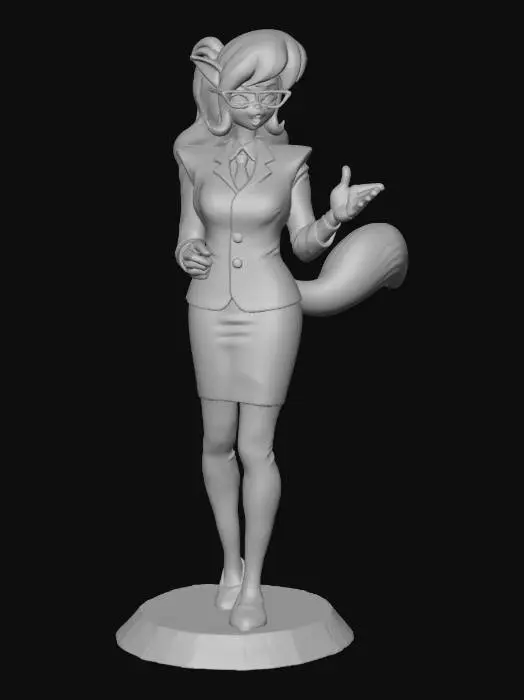 3D model for Business Cat Lady