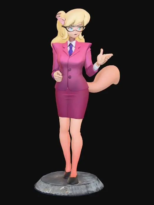 3D model for Business Cat Lady
