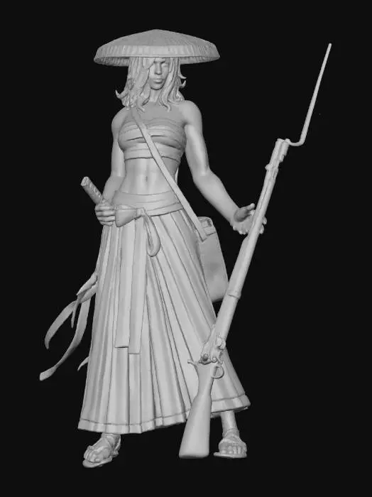 3D model for Ronin Warrior