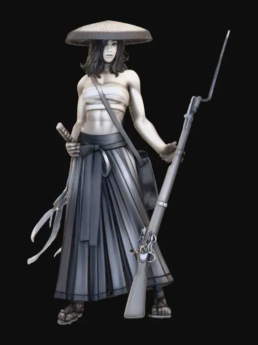 3D model for Ronin Warrior