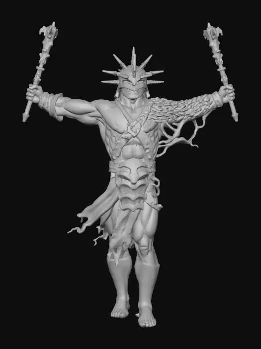 3D model for Warrior's Dawn