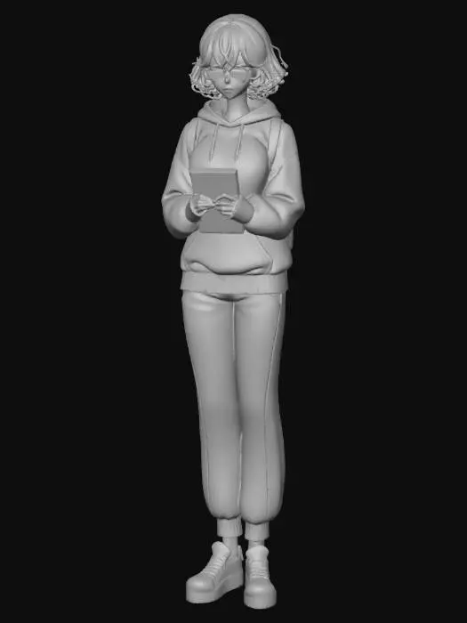 3D model for Bookish Stroll