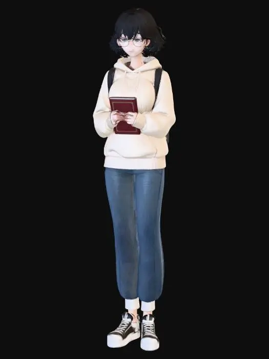 3D model for Bookish Stroll