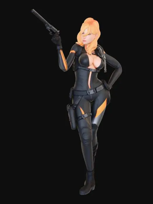 3D model for Futuristic Agent