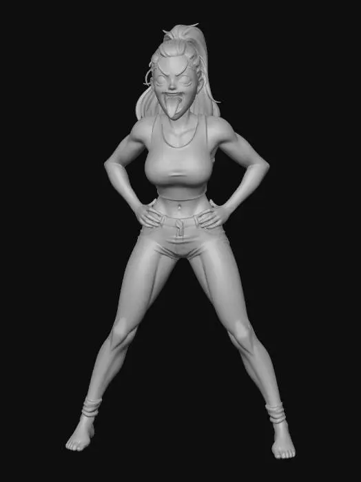 3D model for Fierce Expression