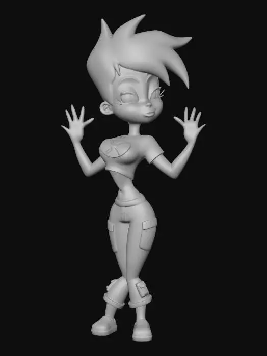 3D model for Cartoon Lab Scientist