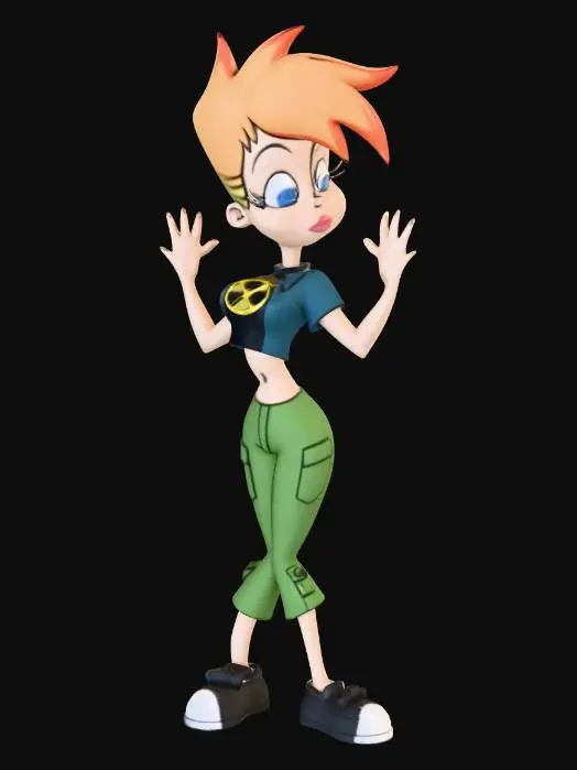 3D model for Cartoon Lab Scientist