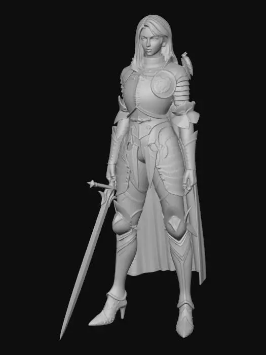 3D model for The Knight Commander
