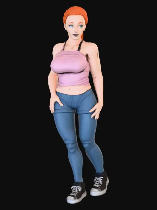 3D model for Desolate Wanderer