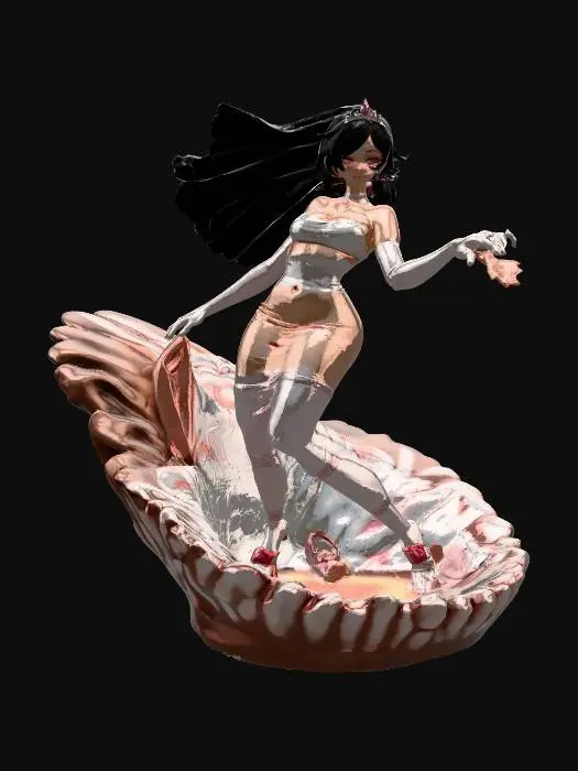 3D model for Bride's Elegance