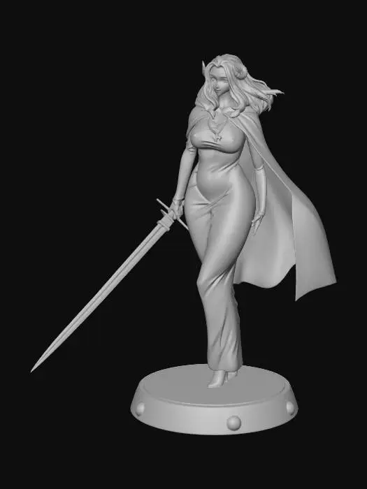 3D model for Demon Slayer in White