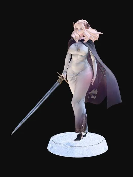 3D model for Demon Slayer in White