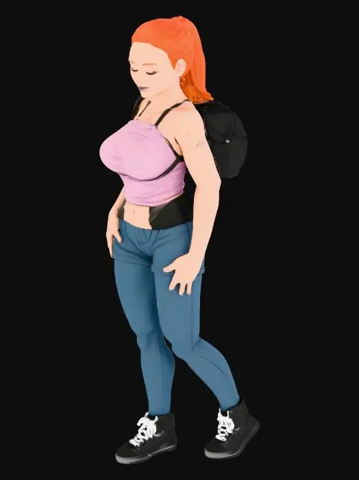 3D model for Desolate Wanderer