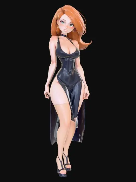 3D model for Midnight Silk
