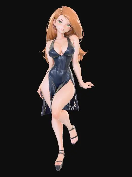 3D model for Neon Bokeh at Dusk