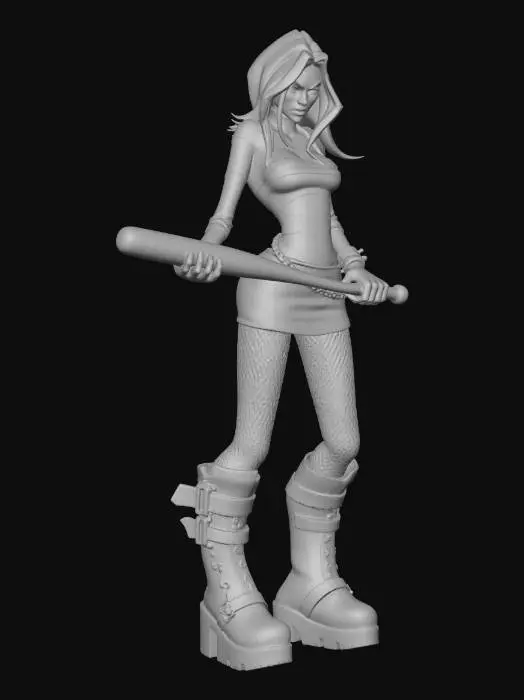 3D model for Crimson Hooded Brawler