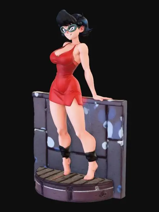 3D model for Nightclub Mystery nerd girl