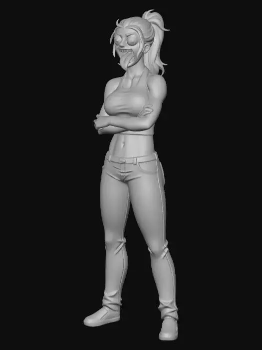 3D model for Exaggerated Expression Illustration