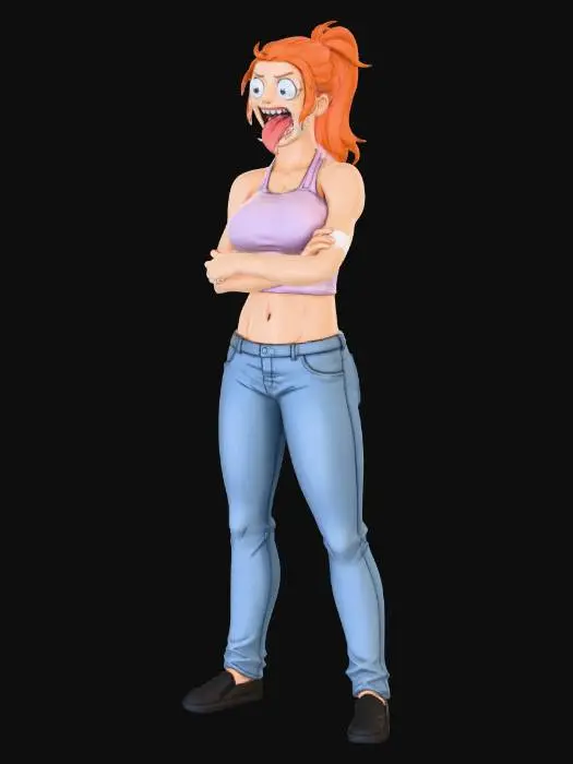 3D model for Exaggerated Expression Illustration