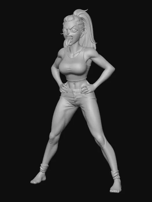 3D model for Fierce Expression