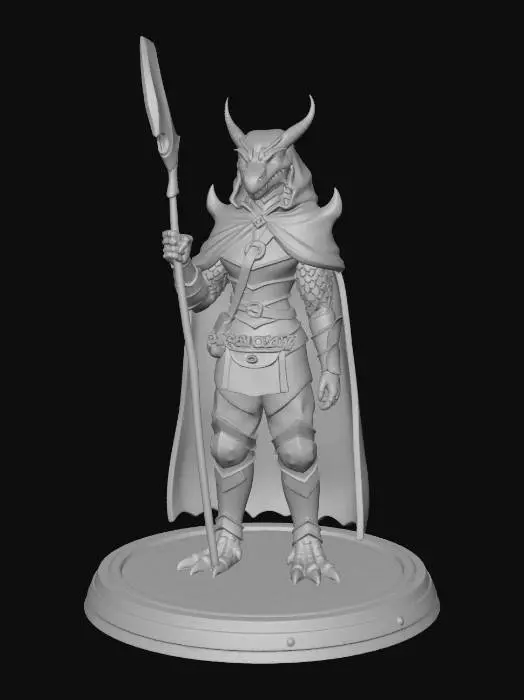 3D model for Dragon Lady