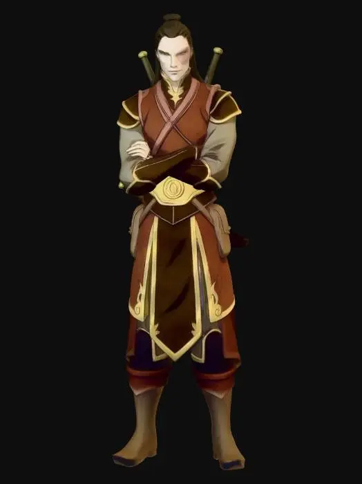 3D model for Twin Blade Warrior