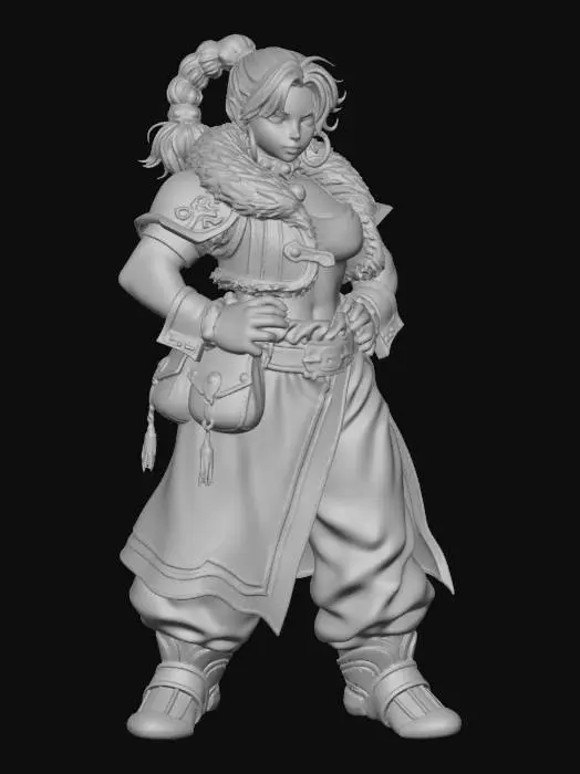 3D model for Fur-Wrapped Vanguard