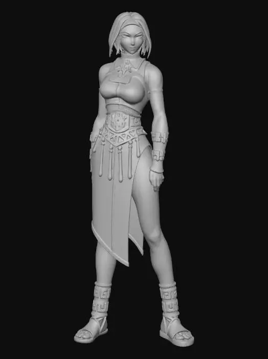 3D model for Violet Dawn Valkyrie
