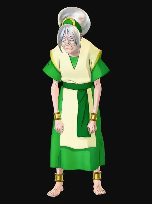 3D model for Green-robed Elder