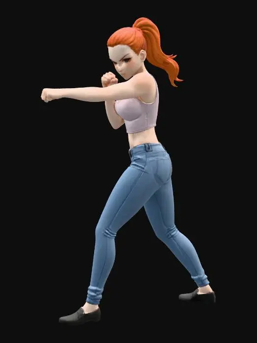 3D model for Fierce Stance