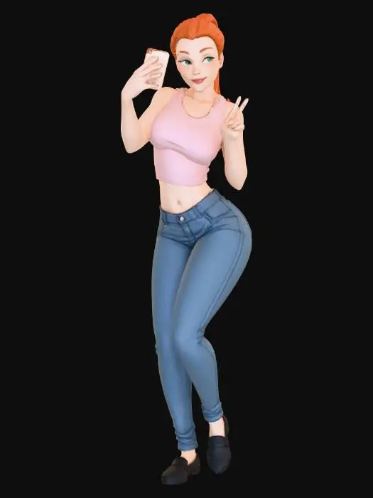 3D model for Selfie Pose