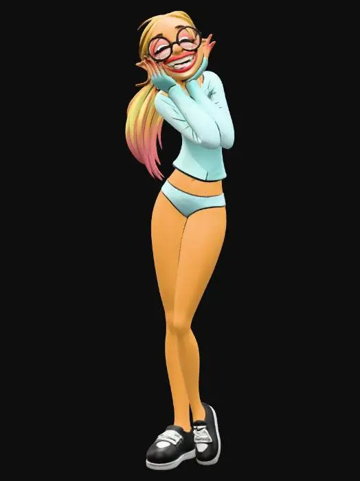 3D model for Sunlit Smile by the Sea