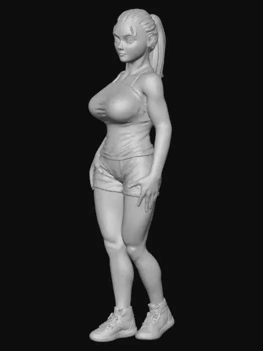 3D model for Desolate Wanderer