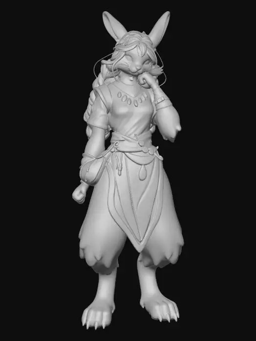 3D model for The Verdant Hare, #EasterEgg2026#