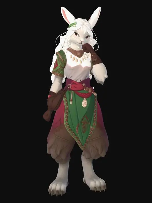 3D model for The Verdant Hare, #EasterEgg2026#