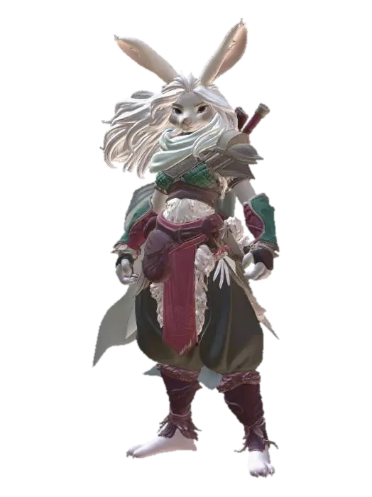Ironhare Vanguard - Hare 3D model, vytvořený pomocí AI
