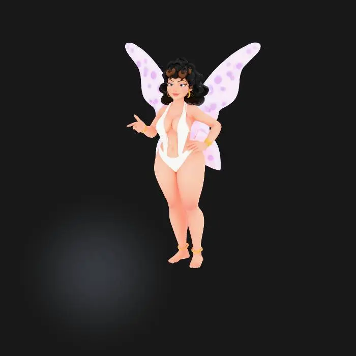 3D model for Fairy in the Garden