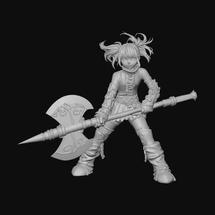 3D model for Warrior of Valor